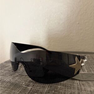 Black Sunglasses Silver Stars